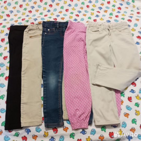 Большой пакет вещей для девочки 116