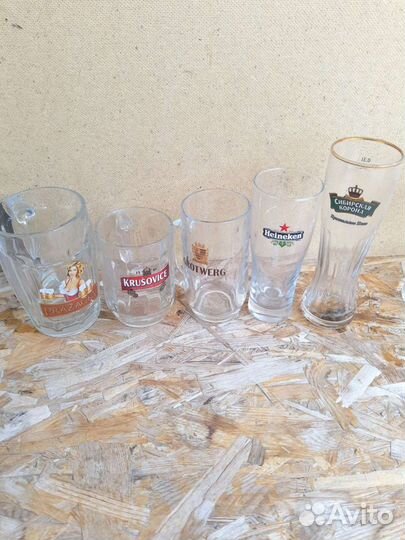 Пивные кружки и бокалы