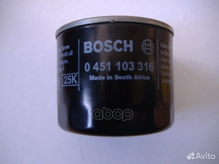 Фильтр масляный 0451103316 Bosch