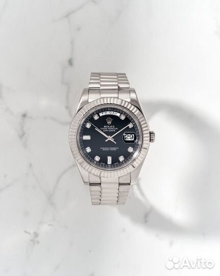 Rolex Day-Date II White Gold & Diamonds V Series