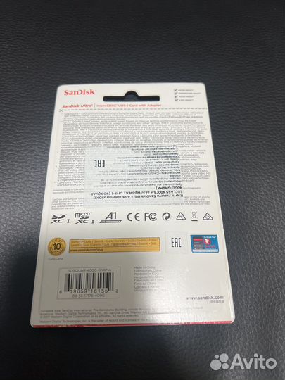 Карта памяти MicroSD SanDisk 400 гб