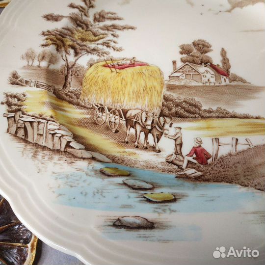 Антиквариат из Европы. Декоративная тарелка