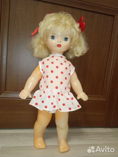 Кукла СССР Наташа с зубками