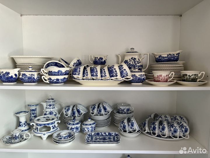 Антикварная посуда villeroy boch