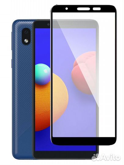 Защитное стекло на Samsung A01 Core