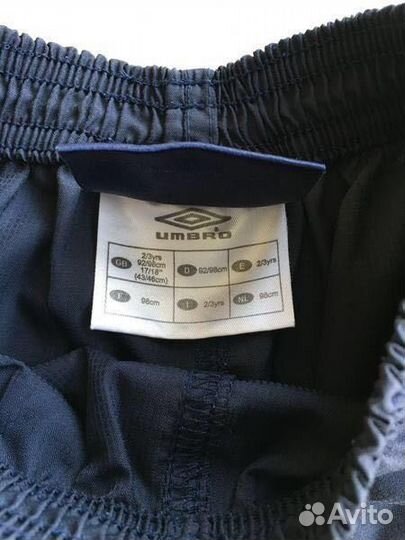 Шортики Umbro (Оригинал) р2/3 года (92-98 см)