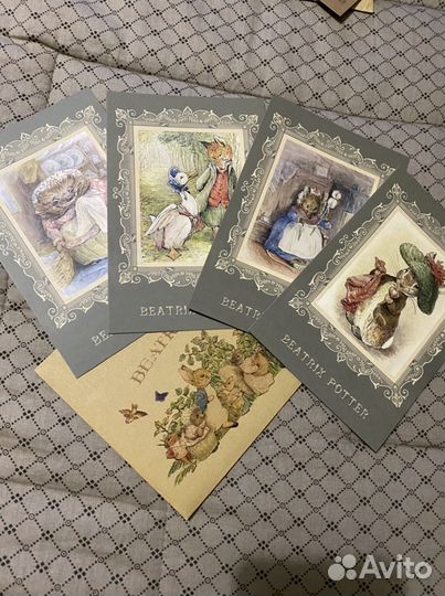 Наборы открыток в крафт-конверте