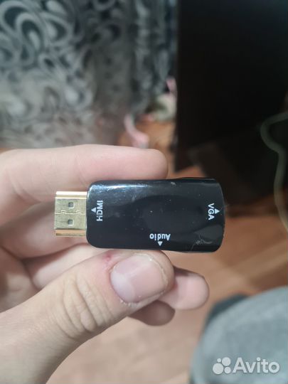 Переходник с vga на hdmi + audio
