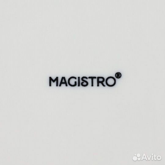 Тарелка фарфоровая пирожковая Magistro «Бланш»