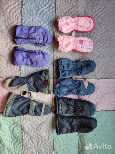 Краги варежки