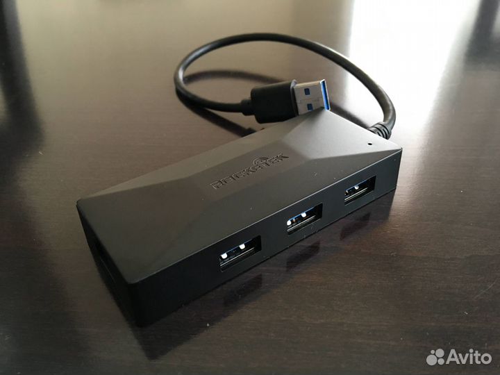Rocketek USB 3.0 Rj45 Хаб Gigabit Ethernet
