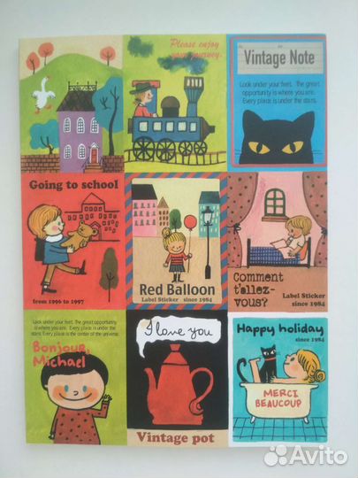 Тетрадь наклейки Artbox Южная Корея