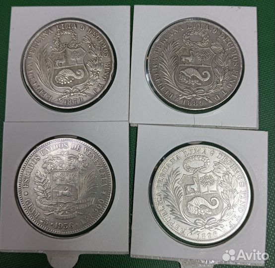 Серебряные монеты, иностранные