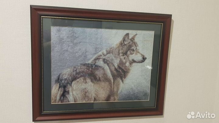 Вышивка крестом ручной работы