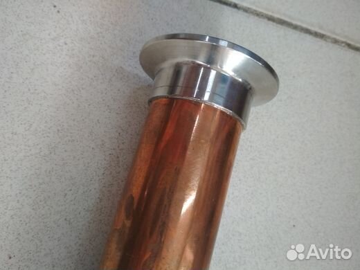 Царга медная 50 см кламп 2 дюйма