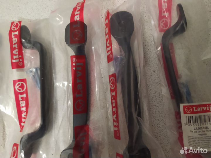 Ручка-скоба мебельная L4.005.96BL 96 мм чёрная 9шт