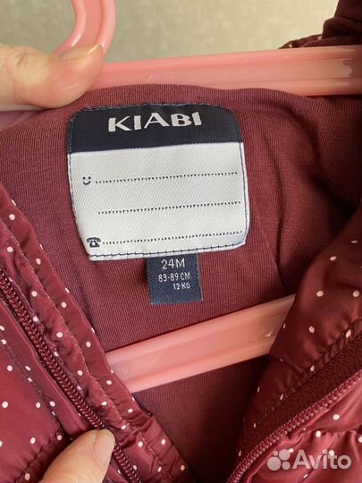Куртка для девочки демисезонная 80 86