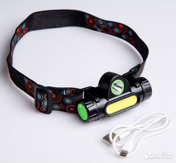Аккумуляторный налобный фонарь HT-669