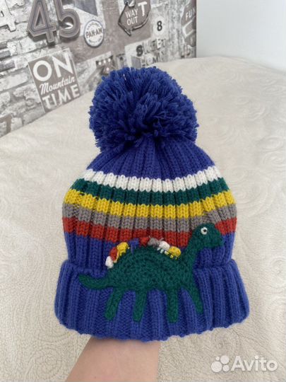 Шапка с динозавром зимняя next на 5 лет