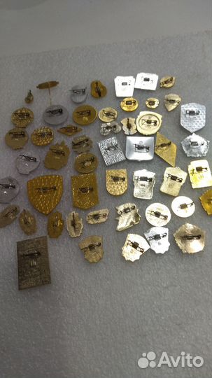 Значки СССР новые 50шт. Цена за всё