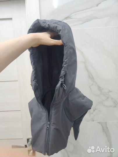 Капор женский, серый