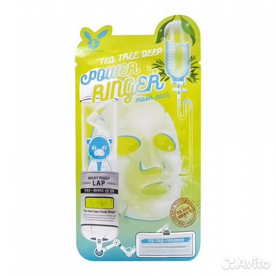 Тканевая маска для лица с чайным деревом (Deep pow