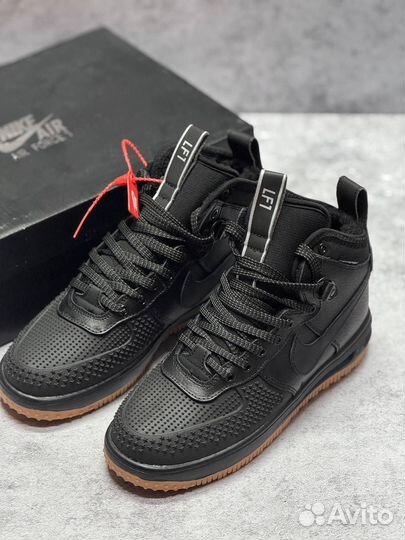 Кроссовки Nike Lunar Forse 1 Duckboot зимние (Арт.16864)