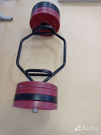 Гриф для становой тяги, трэп-гриф, гриф