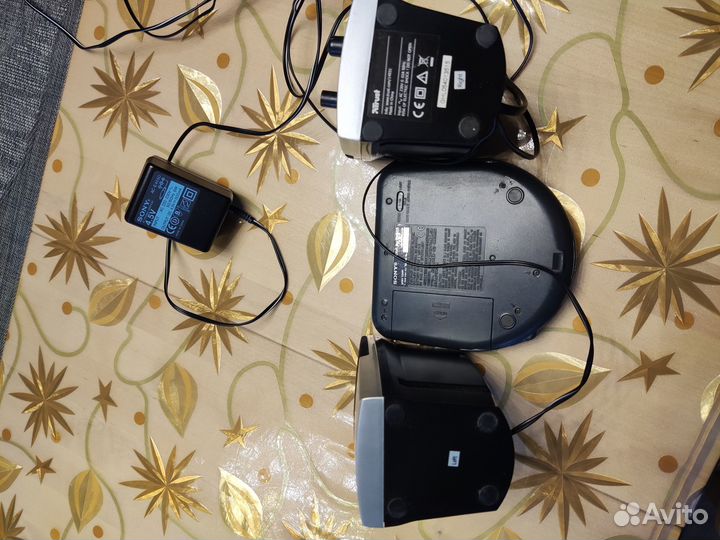 Sony Diskman D-365 c колонками и дисками