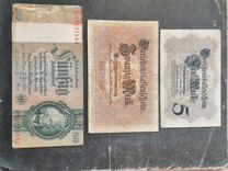Германия(деньги 1914г) 5,20,50марок+Венгрия