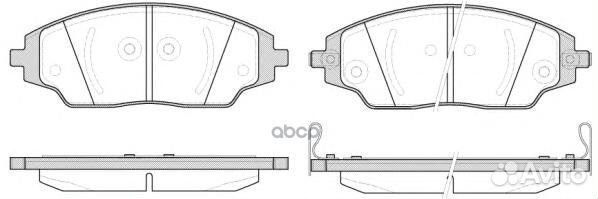 Колодки торм.пер. 21537.02 Road house