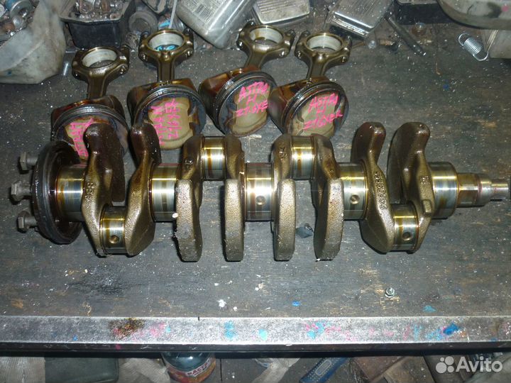 Коленвал / шатну на опель астра н 1,6 z16xer