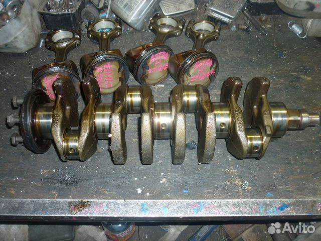 Коленвал / шатну на опель астра н 1,6 z16xer