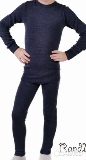 Термобелье новое из 100 шерсти рост 122