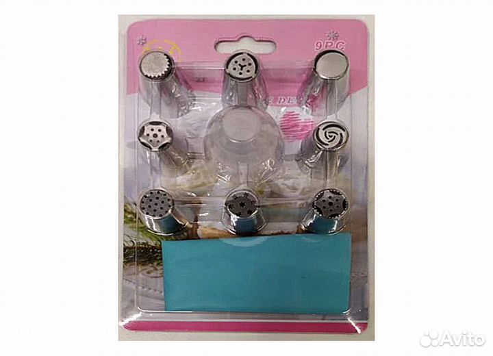 Кондитерский мешок + насадки 9 шт