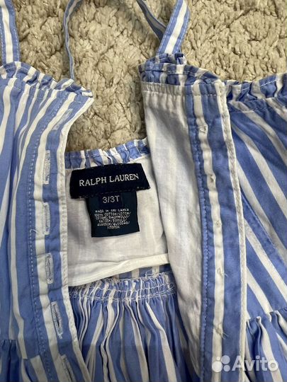 Ralph lauren платье детское 9 мес, 3,4,6 лет