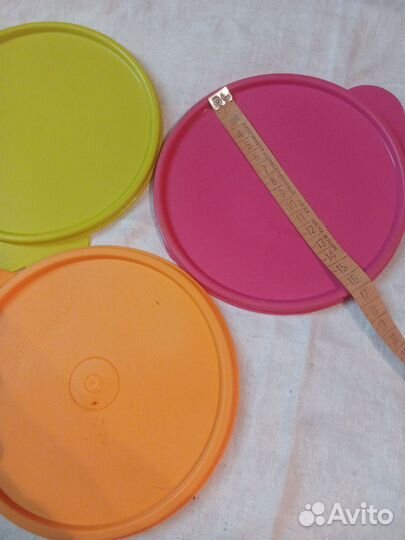 Крышки новые Tupperwareдиам 16см