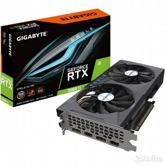 Видеокарта gigabyte GeForce RTX 3060Ti eagle OC 8G