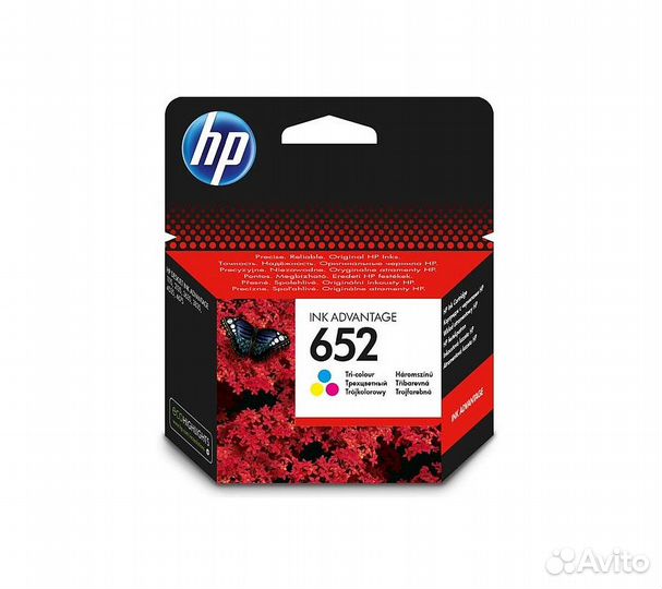 Картридж струйный HP 652 F6V24AE многоцветный (200