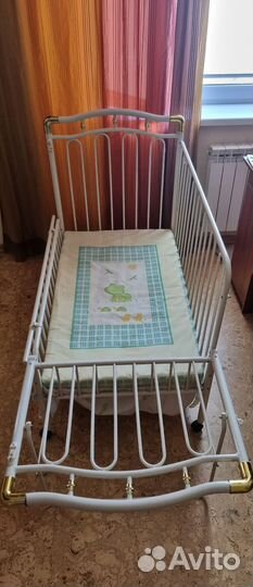 Детская кровать с люлькой