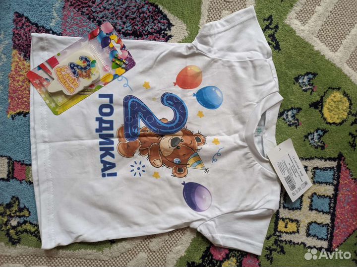 Футболка праздничная, новая