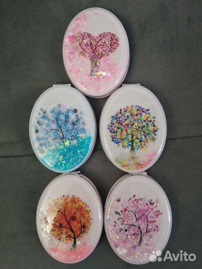 Зеркало маленькое карманное