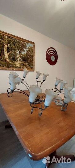 Люстра потолочная бу