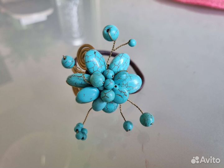 Браслет из натуральной бирюзы