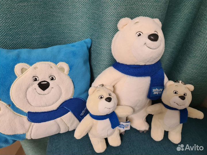 Мягкие игрушки символы Олимпиады 2014