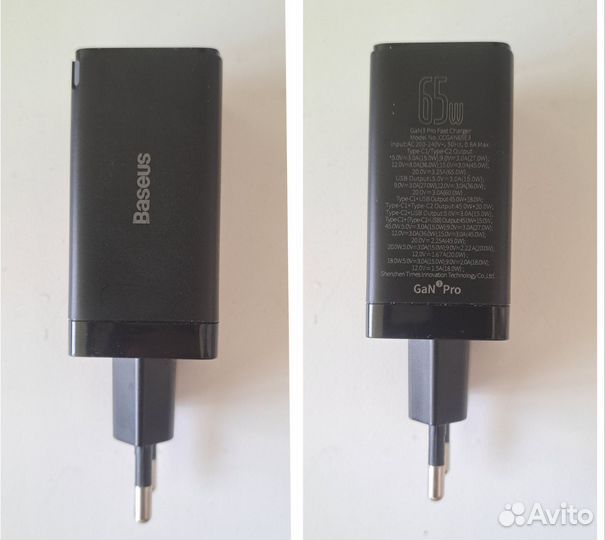 Зарядные Baseus 65W Gan / Toocki 67W / Panasonic