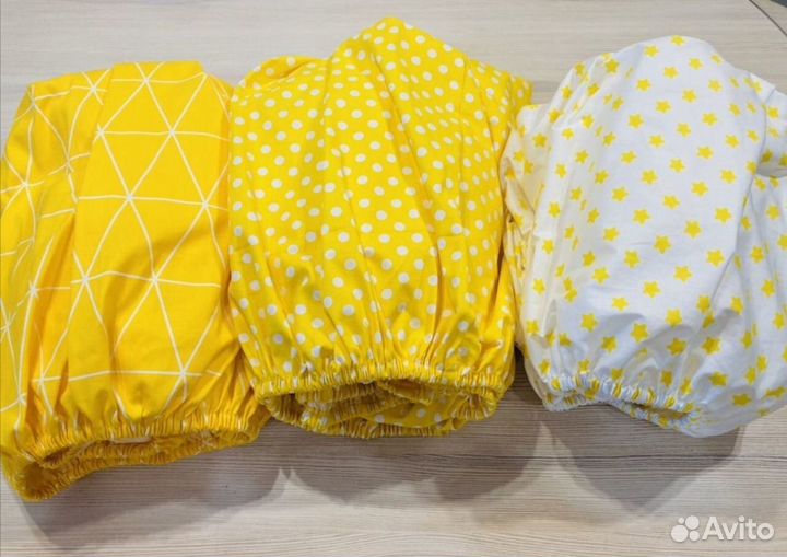 Простыня на резинке на детскую кроватку 120*60