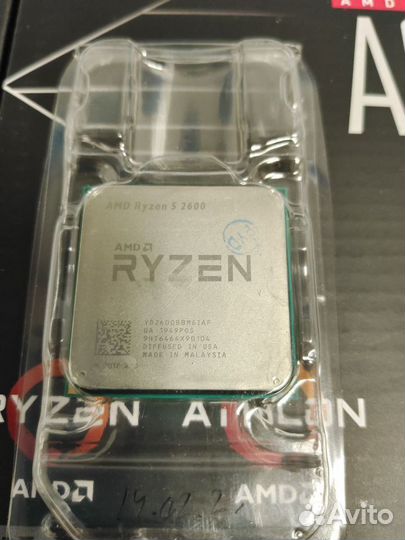 Материнская плата AM4 и Ryzen 5 2600