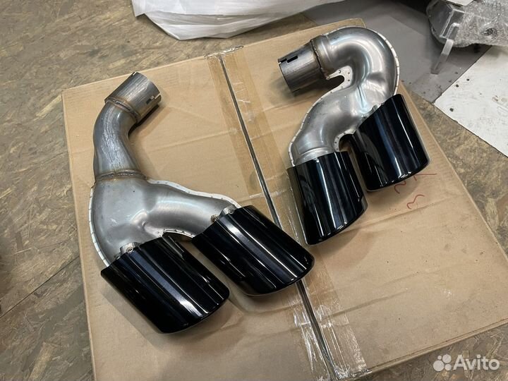 Насадки черный хром M-стиль BMW G05 G06 G07
