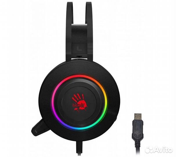 Компьютерная гарнитура A4Tech Bloody G521, черный